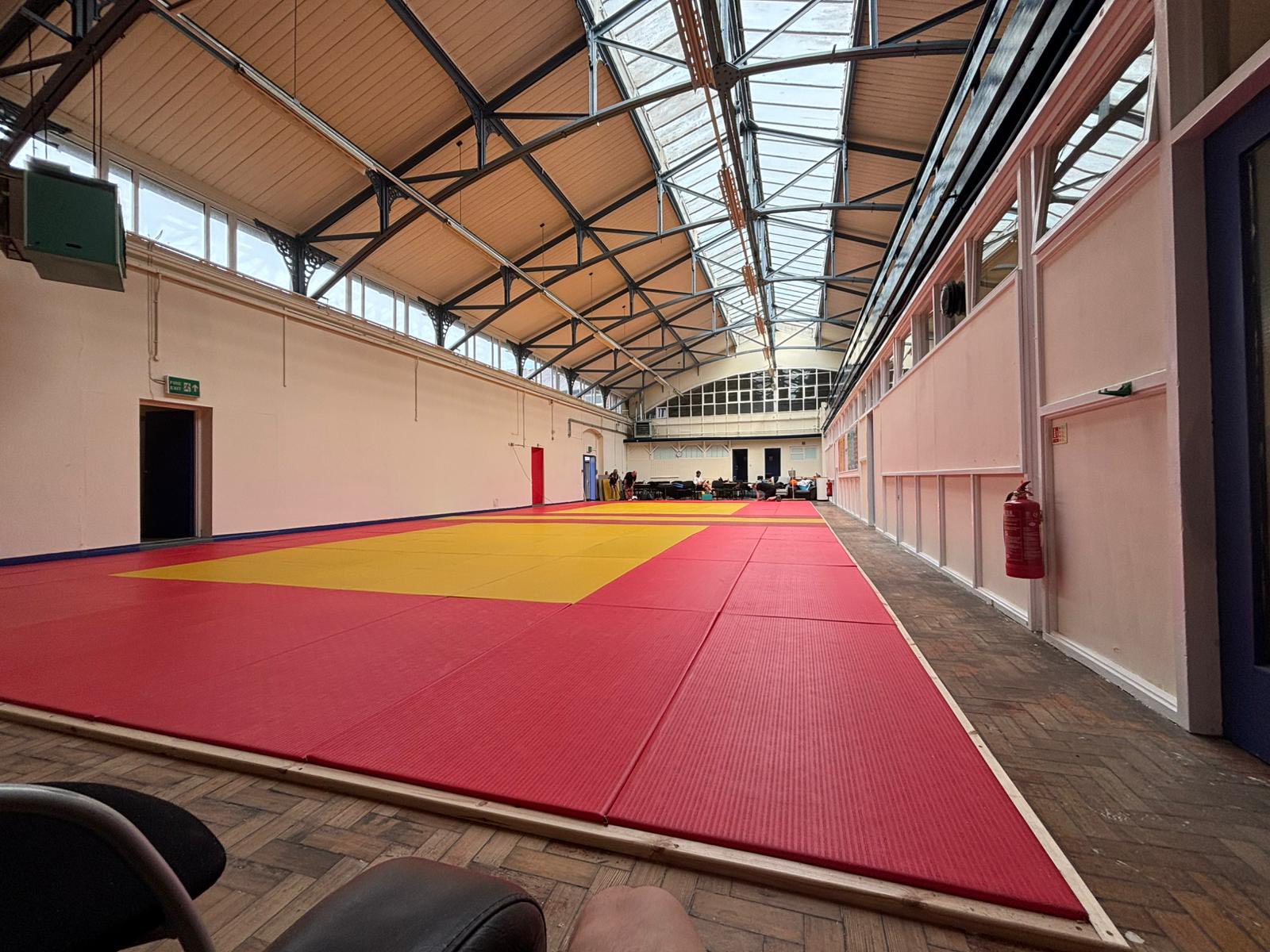 Main judo mat area