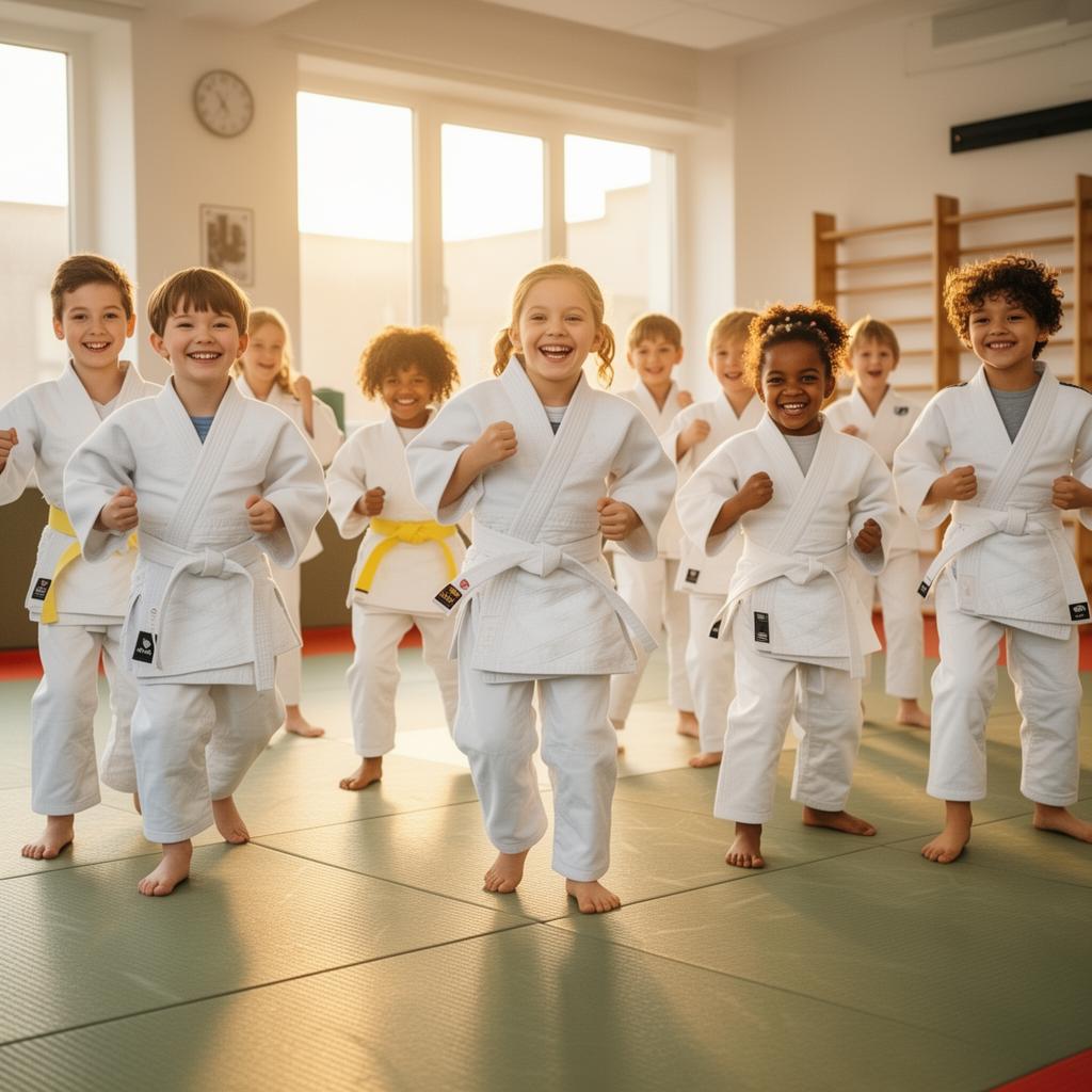 Kids judo class